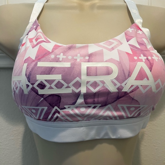 Hera Hero 2pc Women's workout Leggings & top in White /Pink NWT - Picture 3 of 15